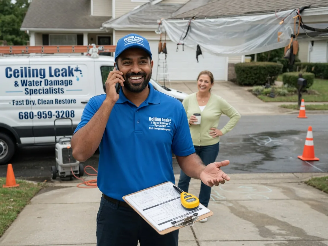 Ceiling Leak Cleanup Kansas FAQs